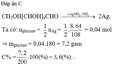 Glucozo tác dụng với AgNO3 Gallery 2