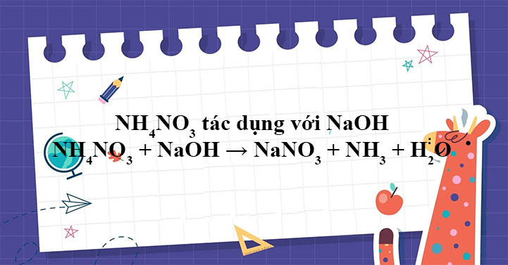 Phương trình ion của NH4NO3 + NaOH Gallery 2