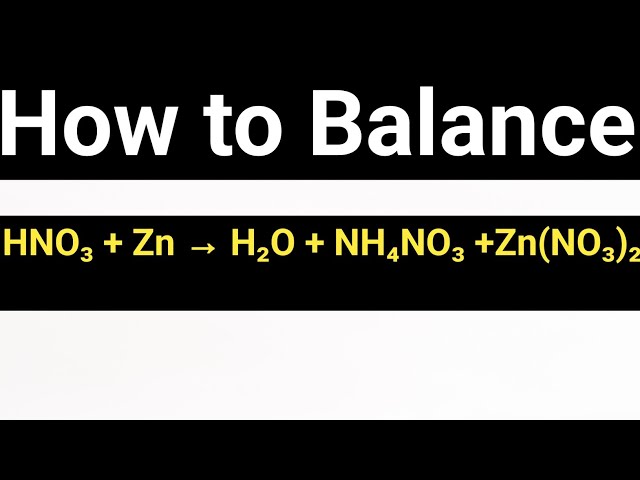 Zn + HNO3 ra NH4NO3: Điều kiện và sản phẩm phụ Gallery 1