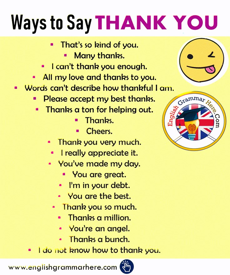 Thank You in English Gallery 1