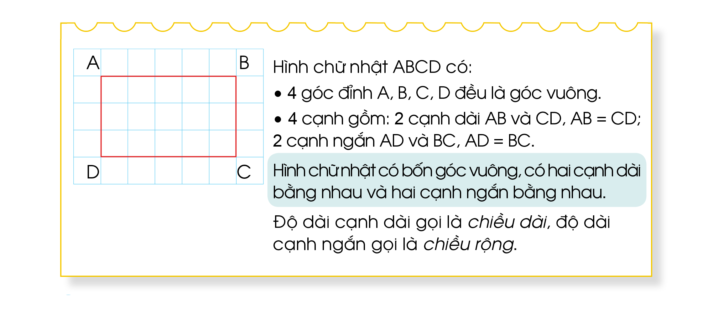 Định lý Hình Chữ Nhật
