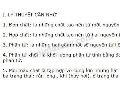 Ví dụ về đơn chất Gallery 1