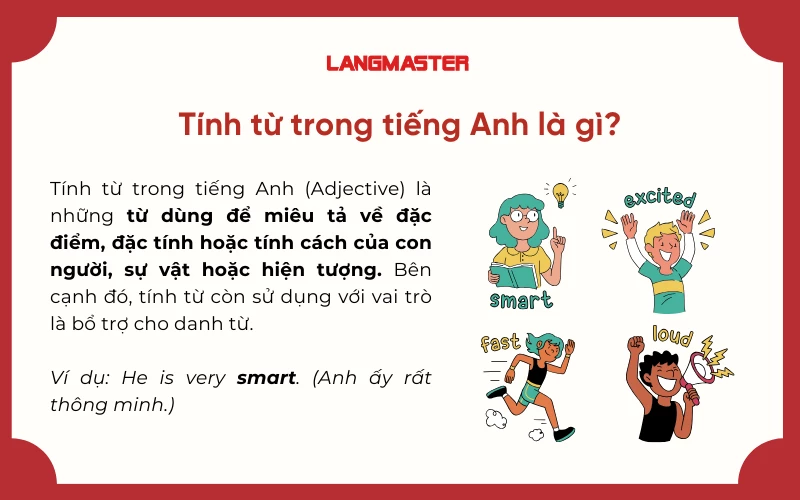 Định nghĩa tính từ trong tiếng Anh Gallery 1