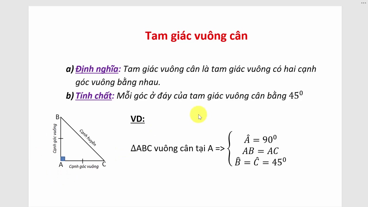 Cạnh Huyền của Tam Giác Vuông Gallery 1