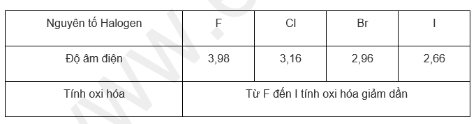 Halogen có độ âm điện lớn nhất là Flo Gallery 1