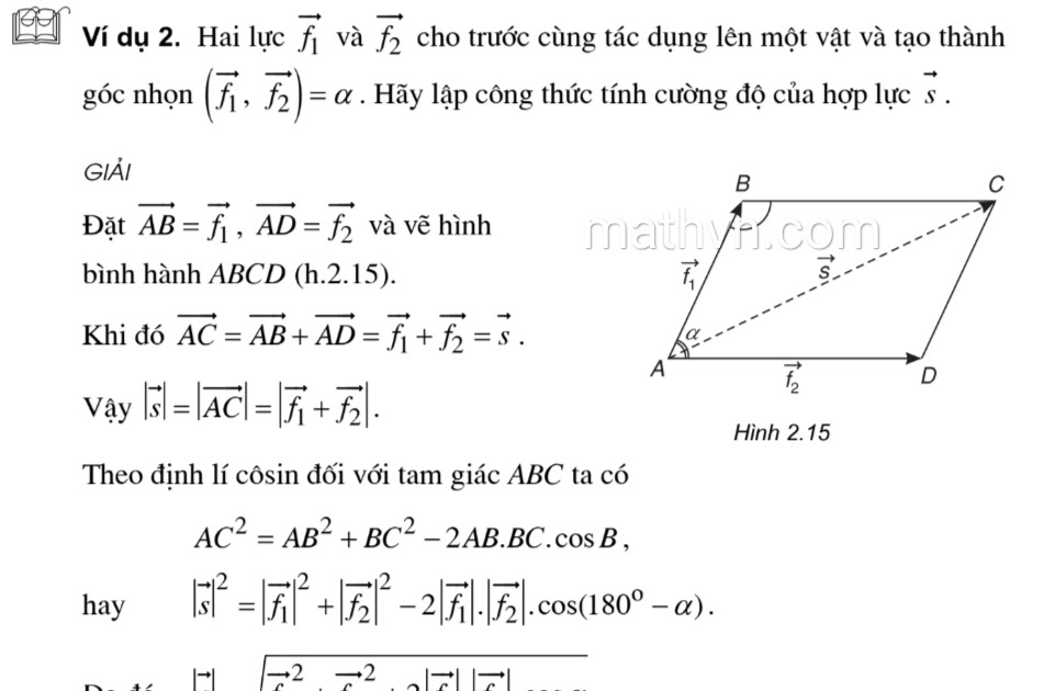 Độ Lớn Hợp Lực là gì? Cách tính độ lớn hợp lực Gallery 2