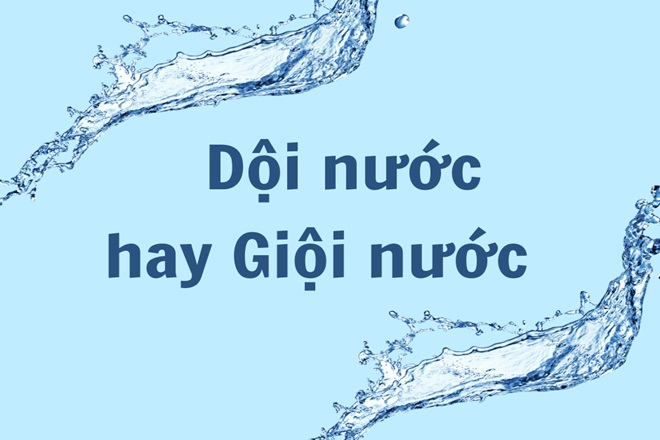 Dội nước hay giội nước?