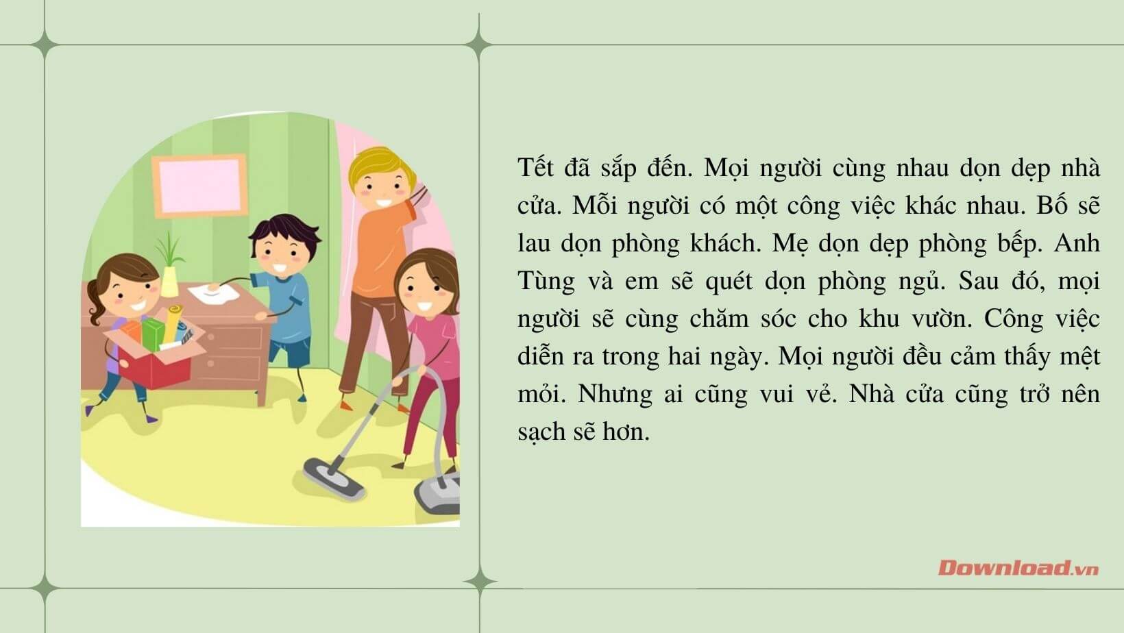 Bài Văn Về Dọn Dẹp Nhà Cửa Lớp 2 Gallery 1