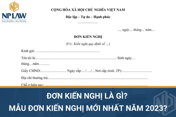 Đơn Kiến Nghị Là Gì?