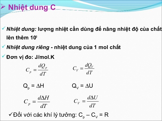 Đơn vị của nhiệt lượng là gì?