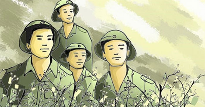 Tôi là người lính trong bài thơ "Tiểu đội xe không kính"