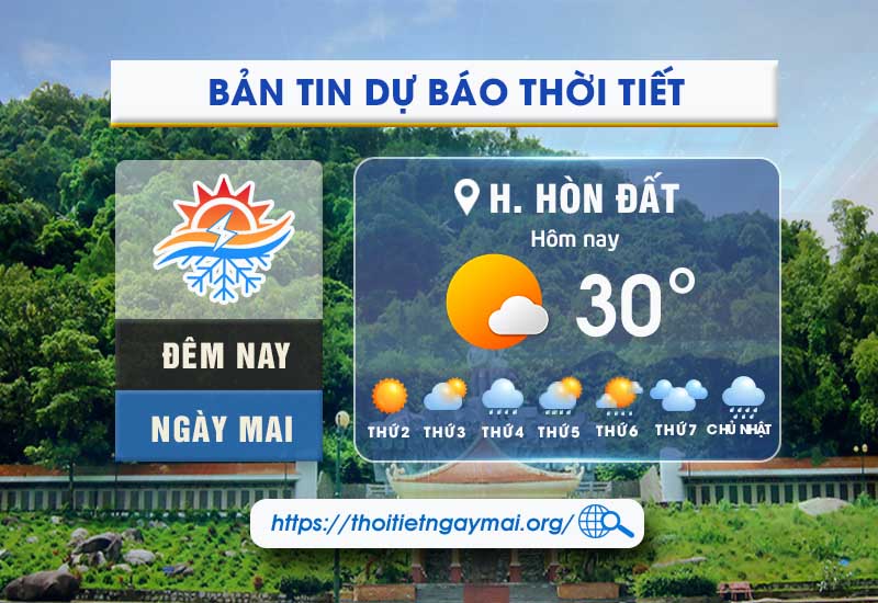 Thời tiết Thổ Sơn, Hòn Đất, Kiên Giang Gallery 2