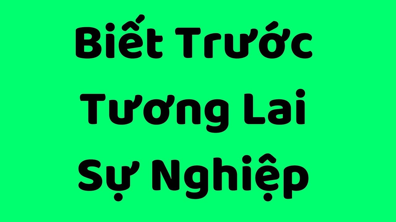 Dự đoán tương lai: Công nghệ, kinh tế và xã hội