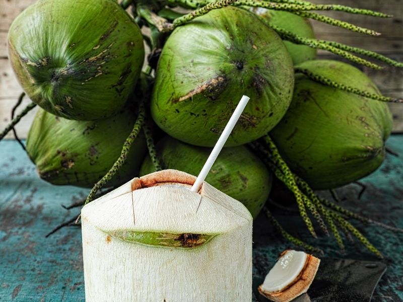 Dừa tươi để được bao lâu?