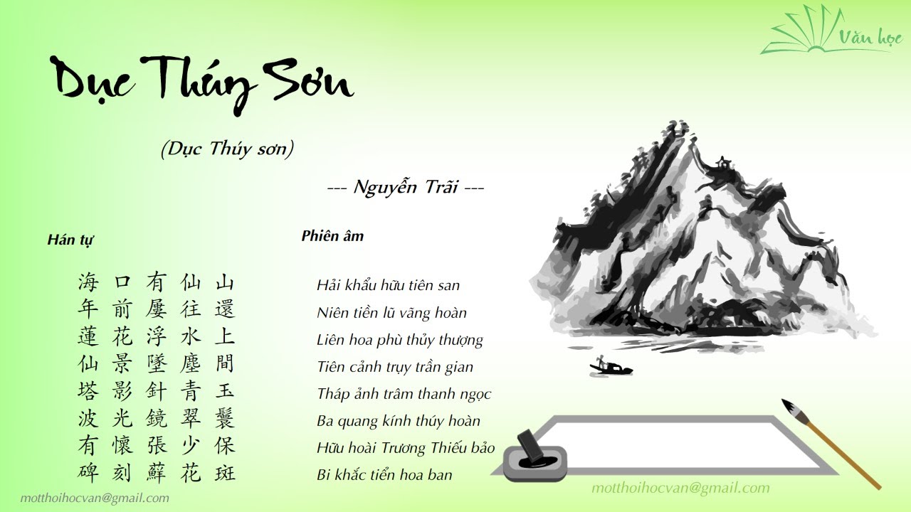 Dục Thúy Sơn Nguyễn Trãi