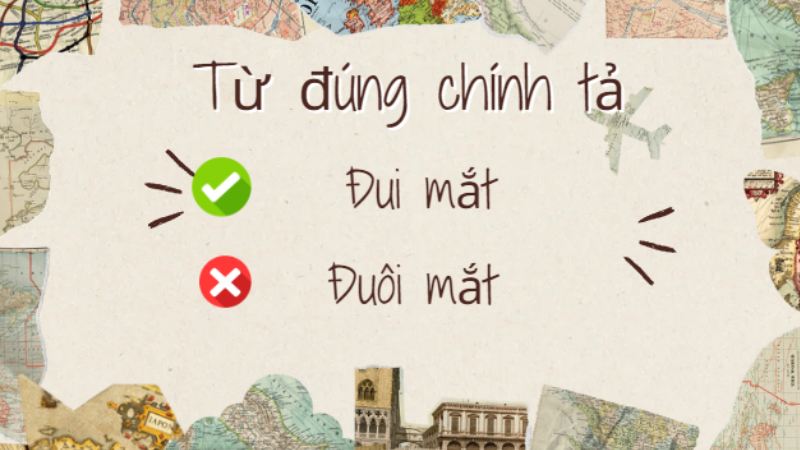 Đui Mắt Hay Đuôi Mắt?