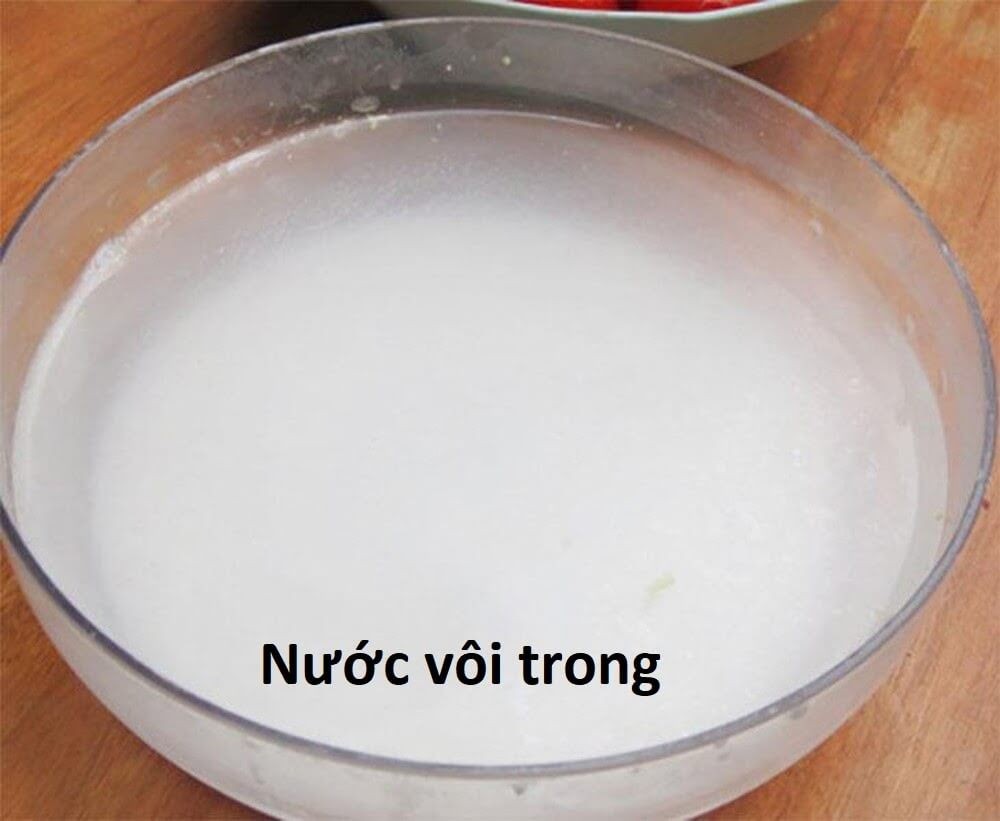 Dung dịch nước vôi trong dư