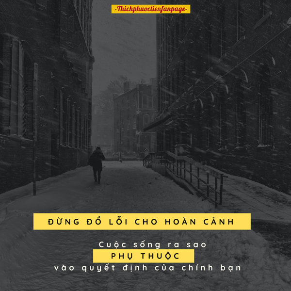 Đừng Đổ Lỗi Cho Hoàn Cảnh