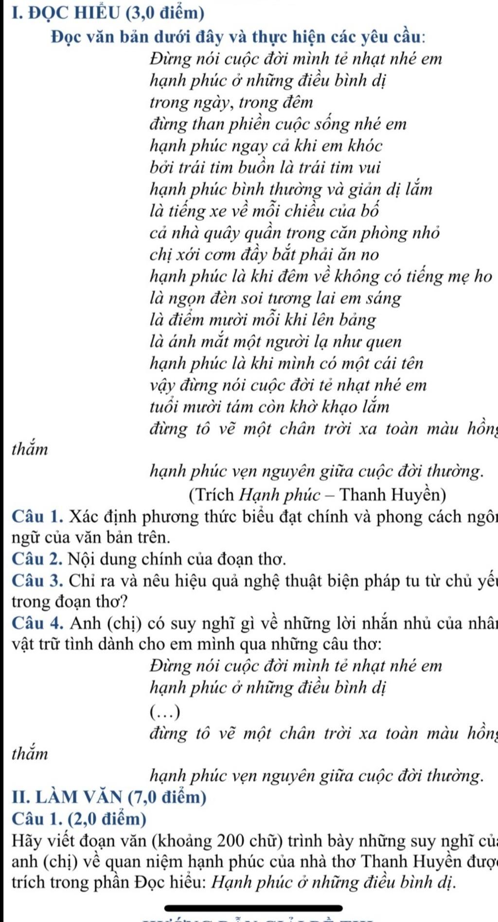 Đừng nói cuộc đời mình tẻ nhạt nhé em