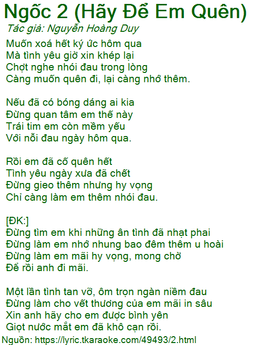 Đừng tìm em khi những ân tình đã nhạt phai