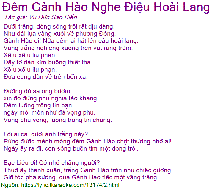 Dưới Trăng Dòng Sông Trôi Rất Dịu Dàng