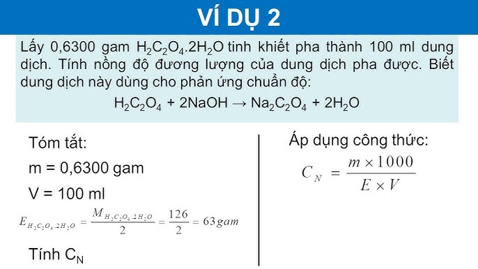Đương lượng gam là gì?