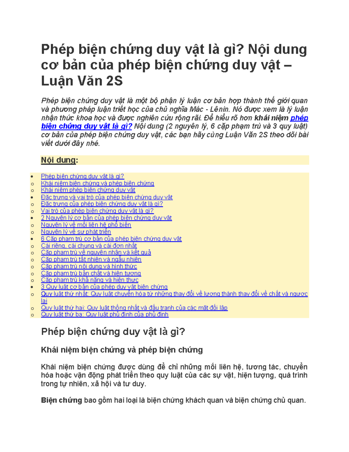 Phép Biện Chứng Duy Vật Là Gì? Gallery 1