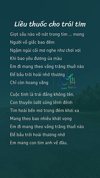Em Đi Mang Theo Vầng Trăng Thuở Nào