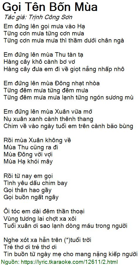 Em Đứng Lên Gọi Mưa Vào Hạ