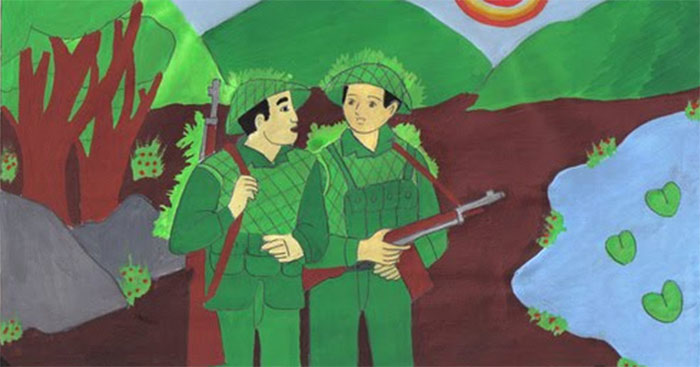 Tôi là người lính trong bài thơ Đồng chí