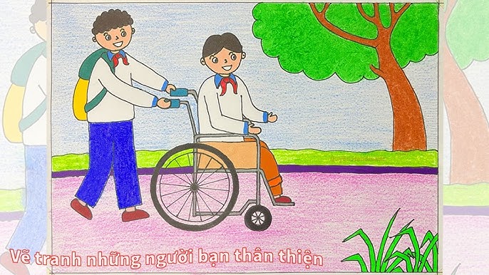 Em Hãy Vẽ Một Bức Tranh Mang Thông Điệp Yêu Thương Con Người Để Giới Thiệu Với Bạn Bè Và Thầy Cô