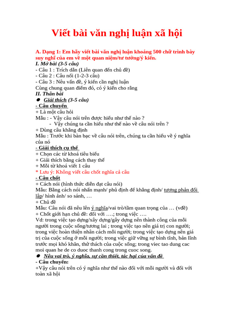 Viết bài văn nghị luận Gallery 2