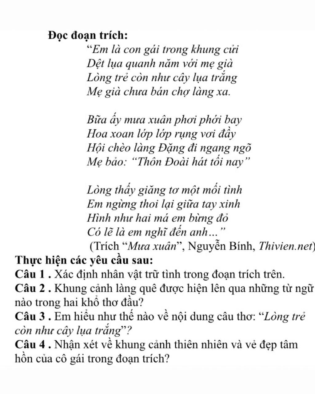 Em Là Con Gái Trong Khung Cửi