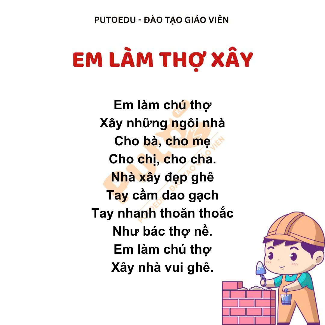 Em Làm Thợ Xây