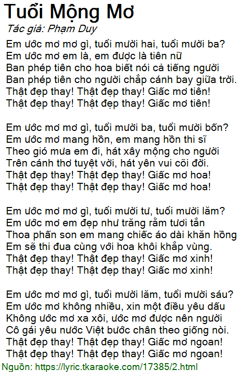 Em ước mơ mơ gì?
