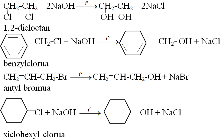 Etyl clorua + NaOH: Phản ứng thế nucleophin và ứng dụng