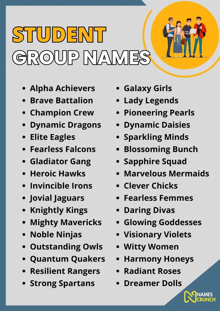 Cool English Group Names Gallery 2