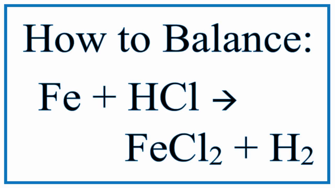 FeO + HCl: Phản ứng, sản phẩm và ứng dụng