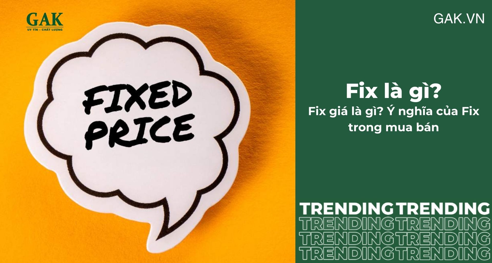 Fix giá là gì?
