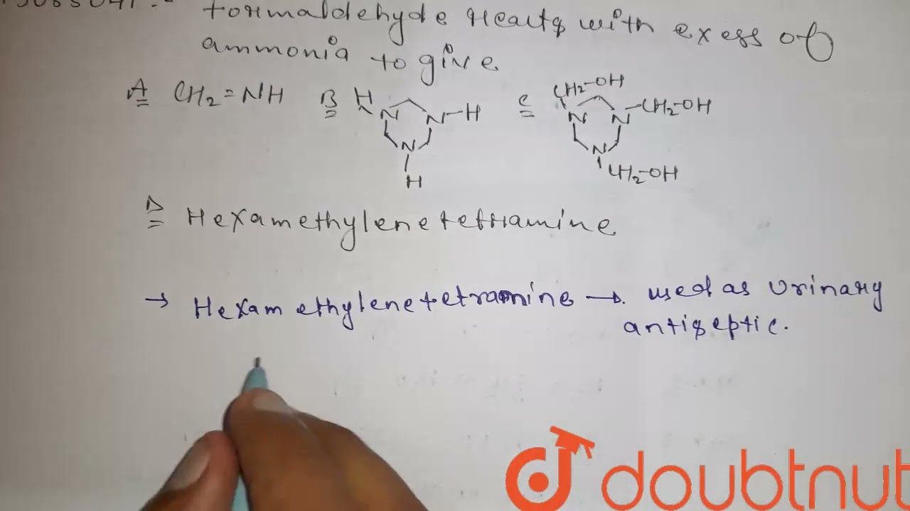 Formaldehyde Phản Ứng Với Ammonia