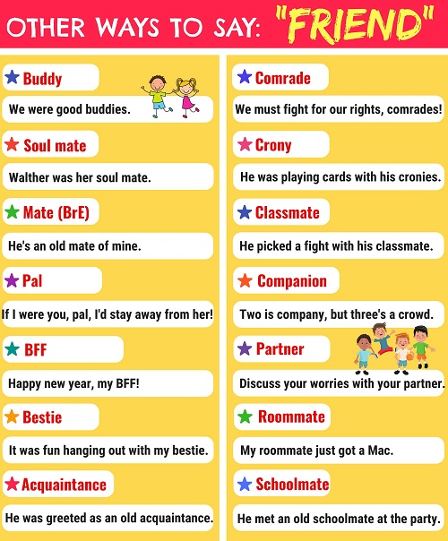 Friends nghĩa tiếng Việt là gì?
