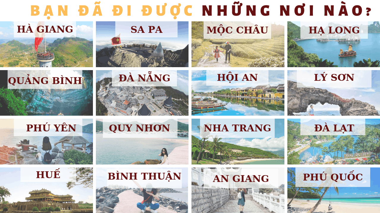 Những Địa Danh Nổi Tiếng Ở Việt Nam