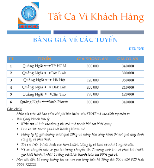 Xe 9 chỗ Nghệ An đi Quảng Ngãi Gallery 2