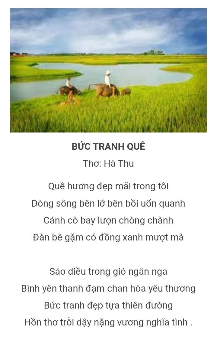 Bức Tranh Quê Của Hà Thu - Phân Tích Và Giá Trị Gallery 2