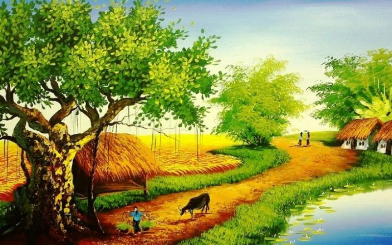 Bức Tranh Quê Của Hà Thu - Phân Tích Và Giá Trị Gallery 1