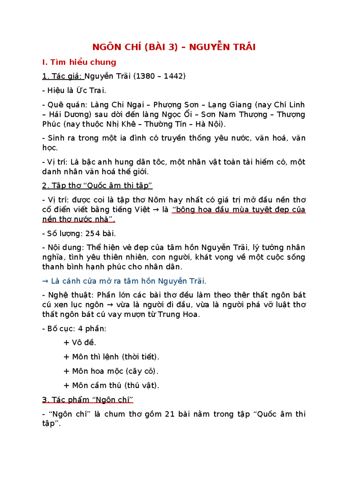 Ngôn Chí Nguyễn Trãi: Vẻ Đẹp Của Văn Học Và Tư Tưởng Gallery 2