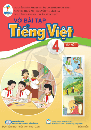 Giải bài tập Tiếng Việt lớp 4 Cánh Diều