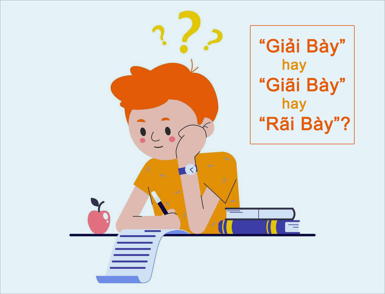Giải bày hay giãi bày?