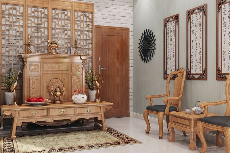 Bàn thờ dựa lưng vào phòng ngủ: Có nên hay không? Gallery 2