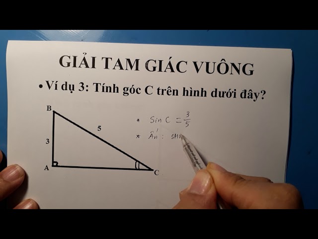 Giải Tam Giác Vuông Là Gì?